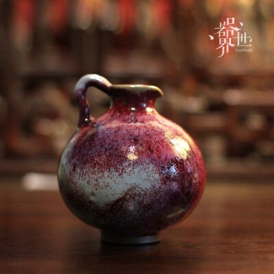 精品钧瓷 花器#孔家钧窑 收藏品--孔相卿,中国工艺美术大师,1963年400